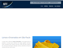 Tablet Screenshot of npf.com.br